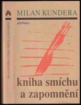 Kniha Sm Chu A Zapomn N Rom N Milan Kundera Atlantis