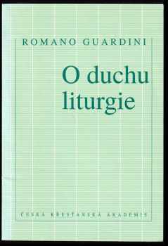 Výkup knihy Romano Guardini O duchu liturgie