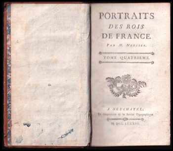 Portraits Des Rois De France D L Louis Sebastien Mercier